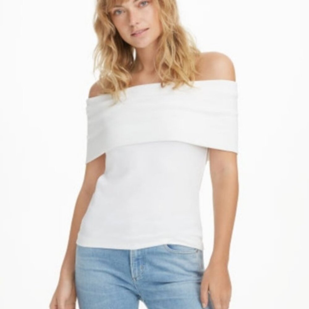 NWT Club Monaco Women's White Kenyatta Tube Top Size S $129